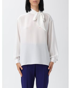 Emporio Armani Top With Decorative Tie - White