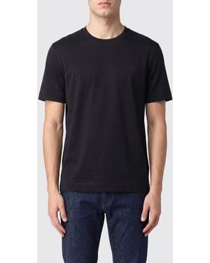 ZEGNA Contemporary Fit Short-Sleeved Crewneck T-Shirt - Black