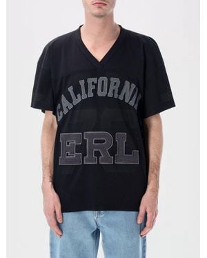 ERL Casual Cotton T-Shirt With Logo - Black