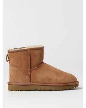 UGG Flat Ankle Boots - Brown