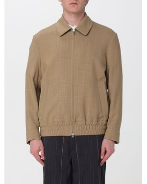 Barena Virgin Wool Bomber Jacket - Natural