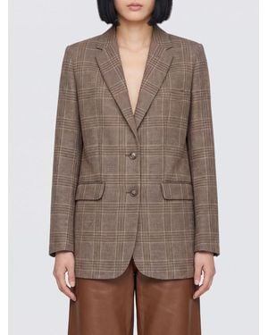 A.P.C. Einreihiger Tartan-Blazer Aus Schurwolle Mit Fallendem Revers - Braun