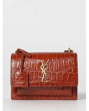 Saint Laurent Sac Porté Épaule Femme - Rouge