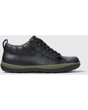 Camper Peu Pista Gm Smooth Leather Ankle Boots With Gore-Tex Technology - Black