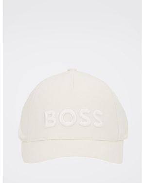 BOSS Baseballkappe Aus Baumwolle Mit Ton-In-Ton-Logo Und Riemen - Natur