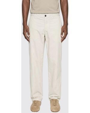 Barena Pantalones De Algodón Elástico - Neutro