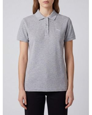 Maison Kitsuné Maison Kitsun&Eacute Basic Cotton Polo Shirt - Grey