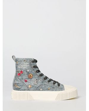 Marc Jacobs Charms Denim High-Top Sneakers - Blue