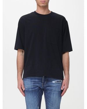 DSquared² Cotton T-Shirt With Logo - Black