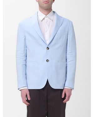 Agnona Roma Single Breasted Blazer - Blue