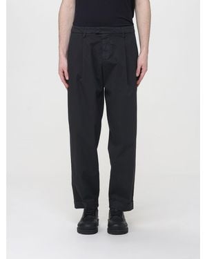 Dondup Cotton Straight Trousers - Black