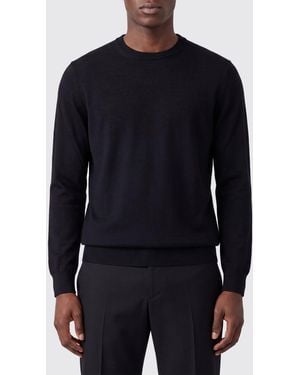 Kangra Extrafine Merino Wool Long-Sleeve Crewneck Sweater - Blue