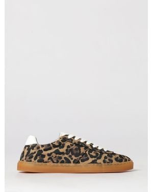 COPENHAGEN Paia Leather And Fabric Trainers - Multicolour