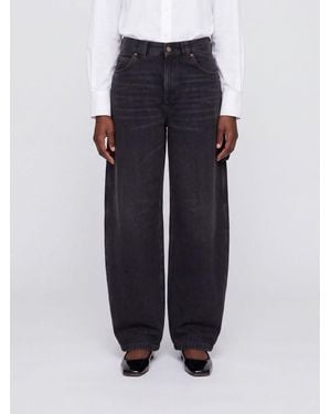 DARKPARK High-Waisted Wide-Leg Baggy Jeans - Blue