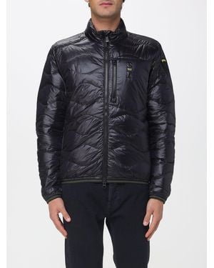Blauer Padded Nylon Down Jacket - Blue