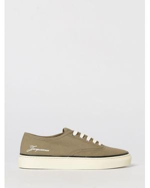 Jacquemus Cotton Canvas Les Fefe Trainers - Green