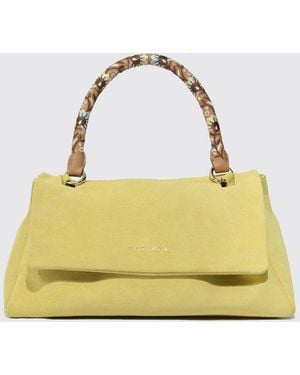 Orciani Sveva Longuette Suede Bag - Yellow