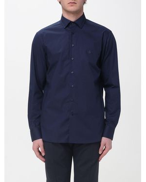 Etro Classic Stretch Cotton Shirt - Blue