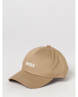 BOSS Baseballcap Aus Baumwolltwill Mit Gesticktem Logo Und Riemen - Natur