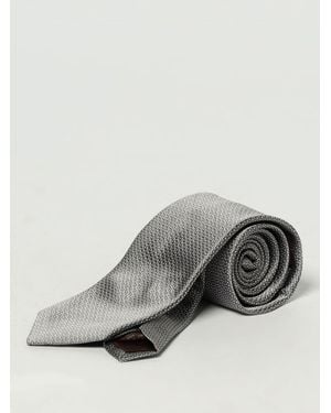 Canali Corbata Hombre - Gris