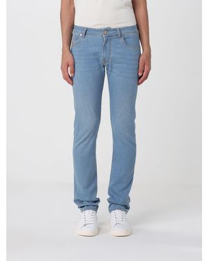 Corneliani Denim Slim Fit Jeans - Blue
