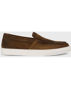 Doucal's Suede Loafers - White