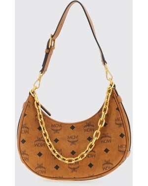 MCM Schultertasche Damen - Weiß