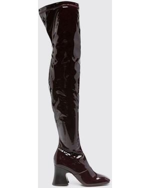 Chloé Flat Ankle Boots - White