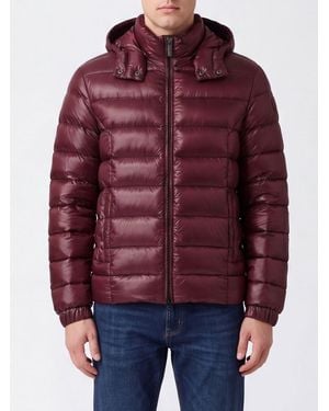 Colmar Kurze Wasserdichte Daunenjacke Von Aus Recyceltem Nylon Mit Kapuze - Rot
