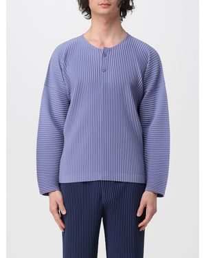 Homme Plissé Issey Miyake Homme Plissé Issey Miyake Pleated Knit Top - Purple