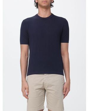 Brooksfield Cotton Crew Neck Jumper - Blue