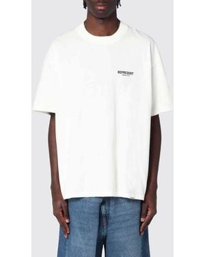 Represent Cotton T-Shirt With Logo - White