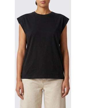Thom Krom Cotton Blend Sleeveless Top - Black