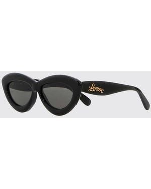 Loewe Gafas De Sol Cat-Eye De Acetato Con Logo - Negro