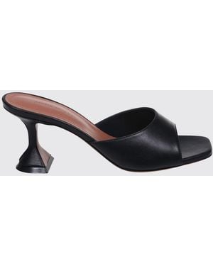 AMINA MUADDI Lupita Nappa Mules - Black