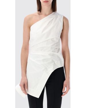 Rohe Asymmetric Cotton Top - White