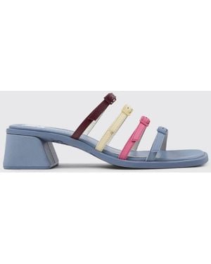 Camper Twins Leather Sandals - White