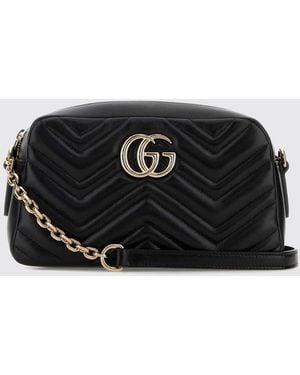 Gucci Camera Bag Gg Marmont - Nero