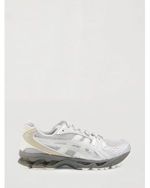 Asics Gel-Kayano 14 Mesh Trainers With Gel Technology And Notched Sole - White