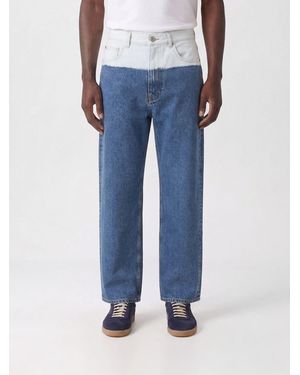 Marni Wide Leg Cotton Jeans - Blue
