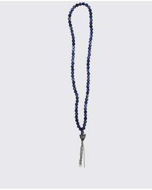 HTC Collar De Metal Con Piedras Y Cristales De Colores - Blanco