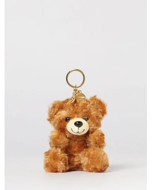 Moschino Teddy Faux Fur Keychain - Multicolour