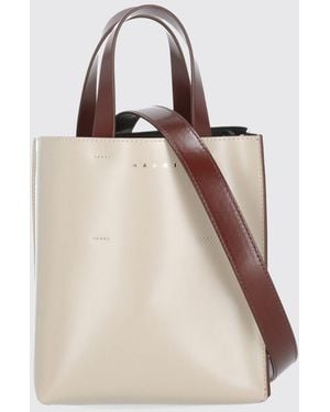 Marni Museo Leather Bag - Natural