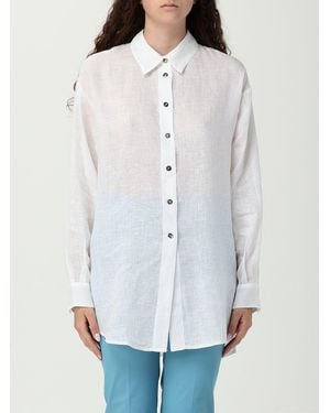 Maliparmi Camicia Di Lino - Bianco