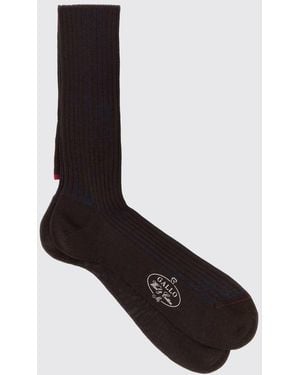 Gallo High Ribbed Socks - Black