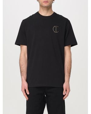 Just Cavalli Embroidered Logo Tshirt - Black