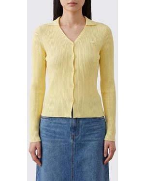 Maison Kitsuné Maison KitsunÉ Cotton And Viscose Cardigan - Yellow