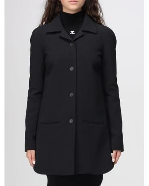 Courreges Abrigo Mujer - Negro
