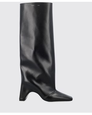 Coperni Bridge Leather Boots - Black
