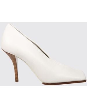 Alaïa Leather Court Shoes - White